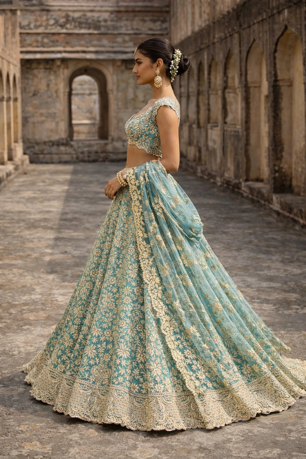 Devayani Lehenga Set – Designer Wedding & Festive Lehenga | Kathaa