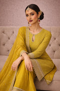 Kanika Kurta Set – Designer Mustard Yellow Festive Kurta Set with Dupatta | Kathaa