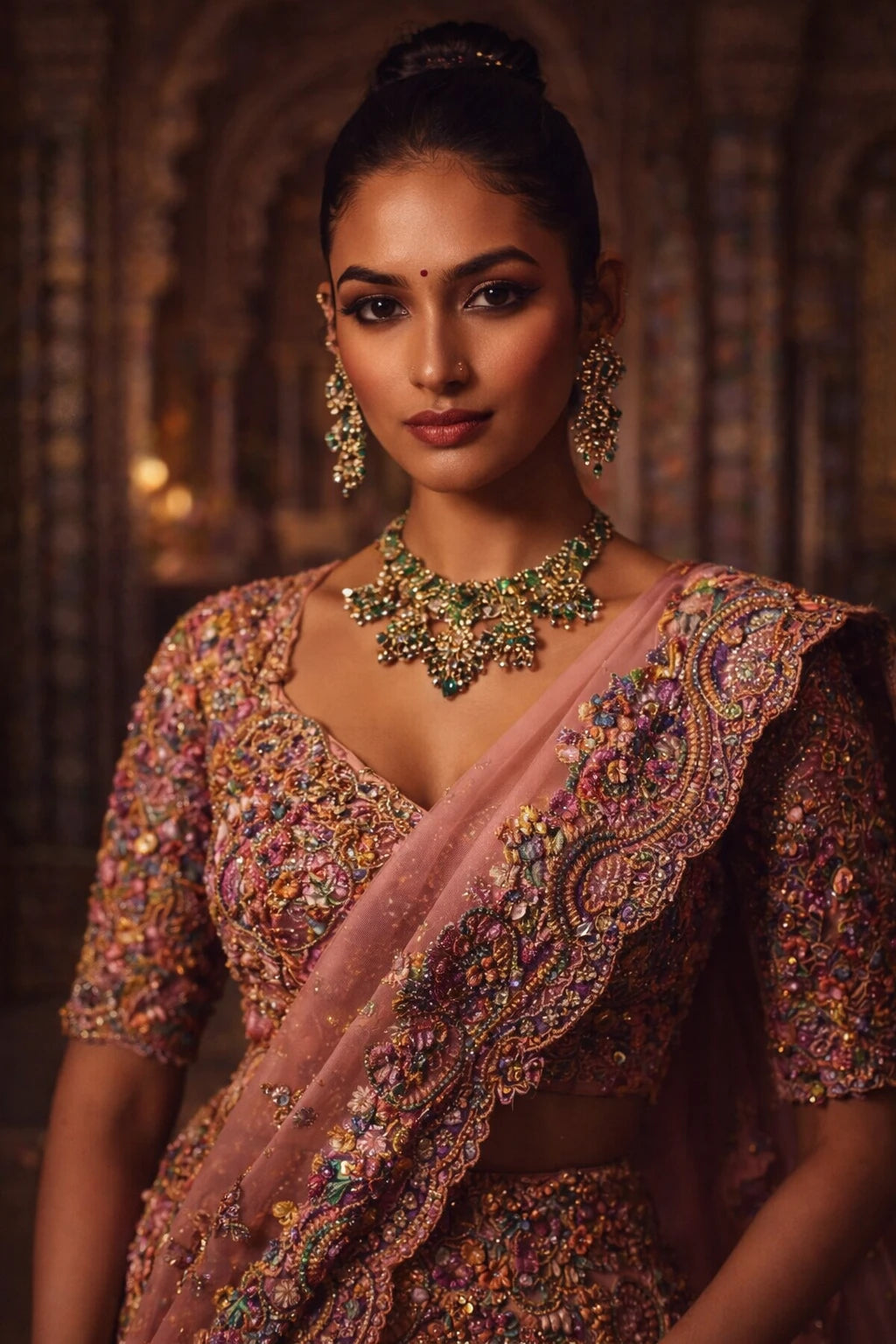 Royal designer Rajsi Kathaa wedding lehenga set with intricate embroidery and luxurious fabric, perfect for special occasions.
